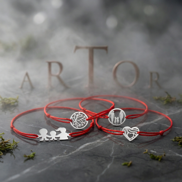 Bratari Argint cu Snur