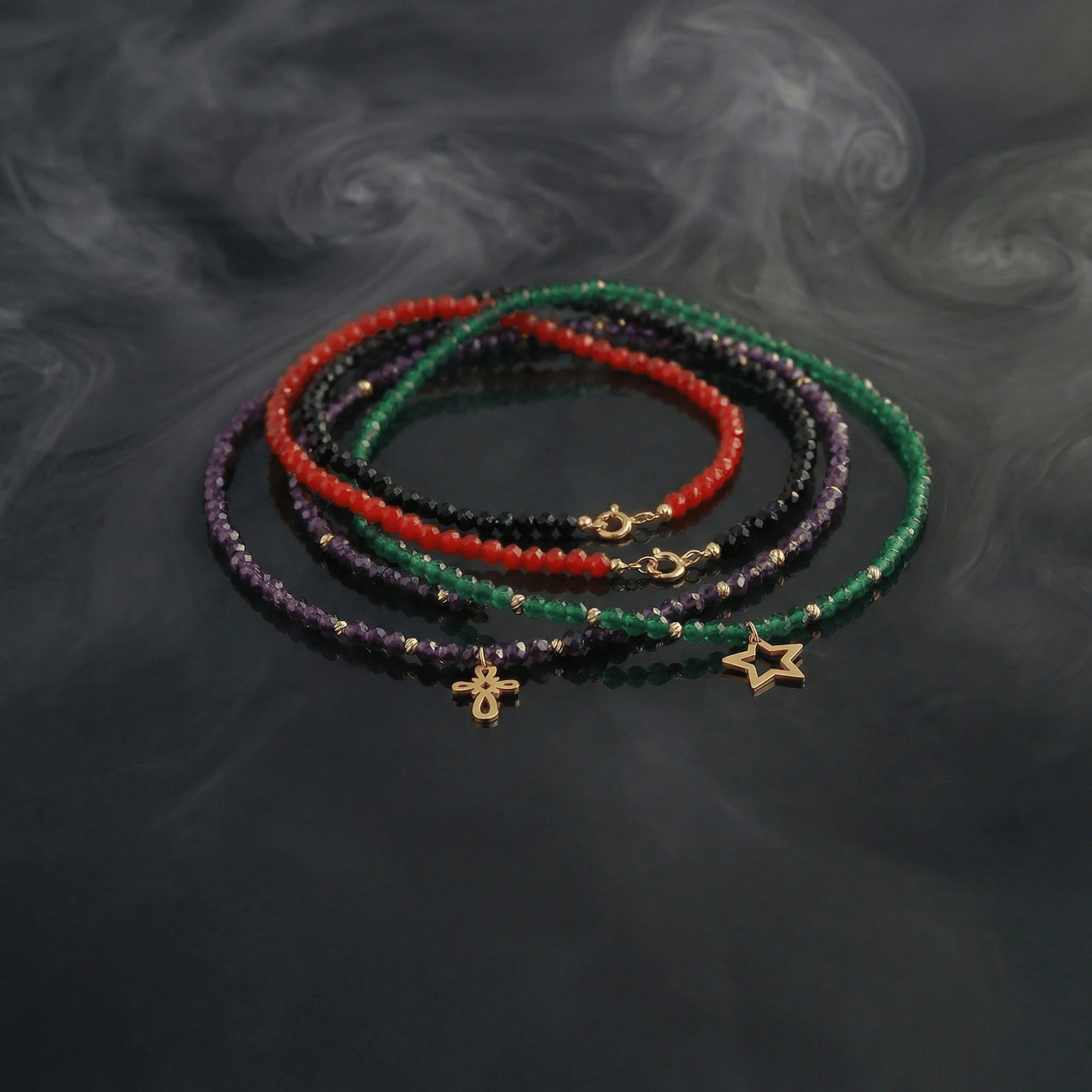 Coliere cu Bile si Cristale - Artor