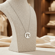 Lănțișor Argint 925 Bănuț Familie – Colier Simbol Copacul Vieții și Uniune