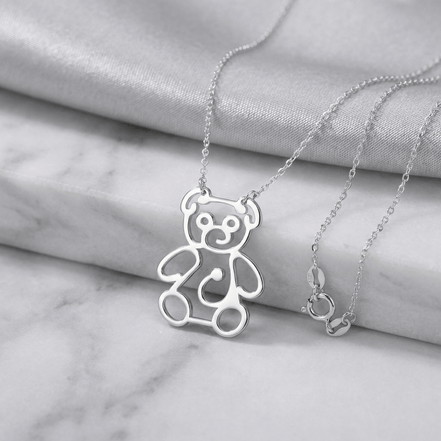 Lănțișor Argint 925 Ursulet – Colier Simbolul Copilăriei și al Iubirii