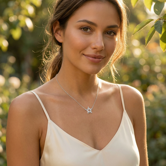 Lănțișor cu Pandantiv Stea