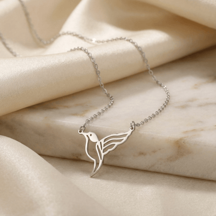Lănțișor Argint 925 Colibri – Colier Simbol Libertate și Bucurie