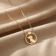 Lănțișor cu Bănuț Cățeluș