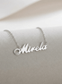 Lănțișor Argint 925 Personalizat cu Nume Mirela – Rezonanță și Stil