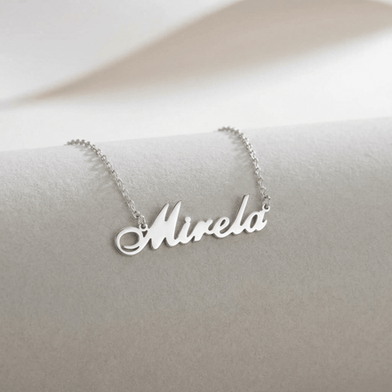 Lănțișor Argint 925 Personalizat cu Nume Mirela – Rezonanță și Stil
