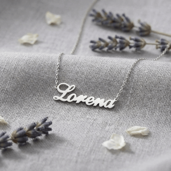 Lănțișor Argint 925 Personalizat cu Nume Lorena – Victorie și Grație