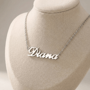 Lănțișor Argint 925 Personalizat cu Nume Diana – Lumină Divină