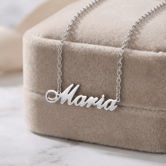 Lănțișor Argint 925 Personalizat cu Nume Maria – Cadou Sfânt