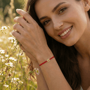 Brățară Aur 14K cu Șnur și Lăbuță Câine – Bijuterie pentru Iubitorii de Animale