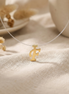 Colier pe Fir Transparent cu Pandantiv Litera F