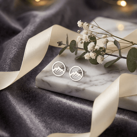 Cercei Argint 925 Munte – Bijuterie Minimalistă Nature Lover Artor