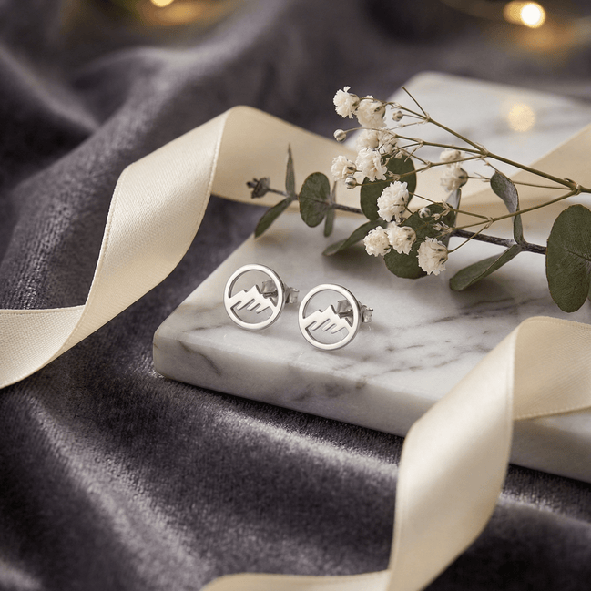 Cercei Argint 925 Munte – Bijuterie Minimalistă Nature Lover Artor