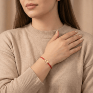 Brățară Aur 14K cu Șnur Familie cu Băiat – Simbolul Mamei cu Garanție și Cutie Cadou