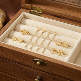 Cercei aur 14K dama