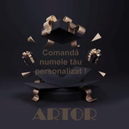 Lantisor argint cu nume la comanda