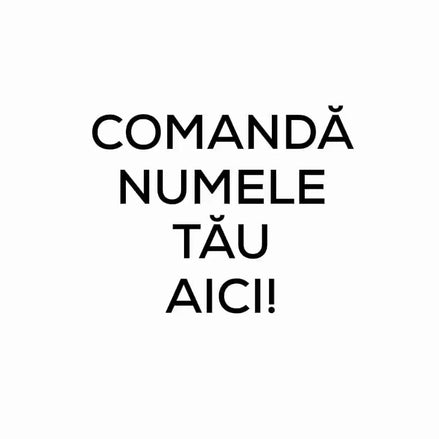 Lănțișor argint 925 rodiat - text Comandă numele tău aici, indicație produs personalizabil în atelierul Artor