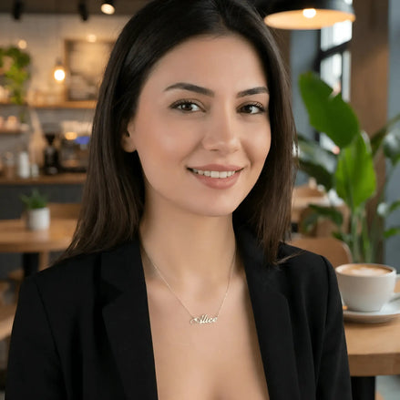 Lănțișor argint 925 rodiat Alice